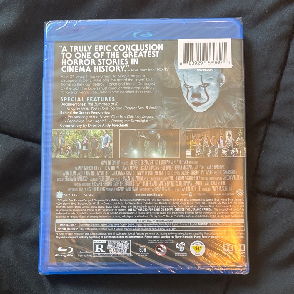 IT Chapter Two Blu-ray + DVD + Digital Code - Picture 4 of 4
